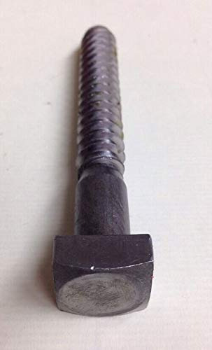 Tornillo Cabeza Cuadrada 3 8 X 5  Acero Para Herrero Antiguo