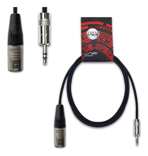 Cable Audio Canon Xlr Macho A Miniplug Stereo 10 Cm Mscables