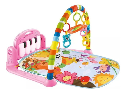 Gimnasio Piano Alfombra Musical Luces Para Bebes Multifuncio