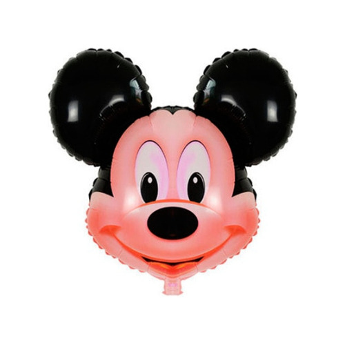 Globo Mickey Mouse Cabeza X 5 Unidades 70 Cm 