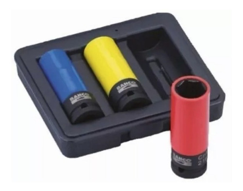 Imagen 2 de 3 de Bahco Set Tubo Alto Impacto X 3u Fino Serie Larga