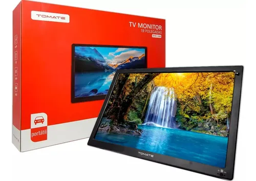 Tv Portátil Tomate Mtm-1900 Led Hd 19'' Bivolt Vga Hdmi 