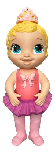 Muñeca Baby Alive Dulce Bailarina Rosa Cabello Rubio 26,5 Cm