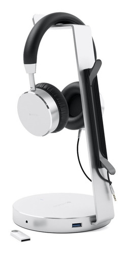 Imagen 5 de 10 de Soporte De Aluminio Para Auriculares Y Puertos Usb Satechi