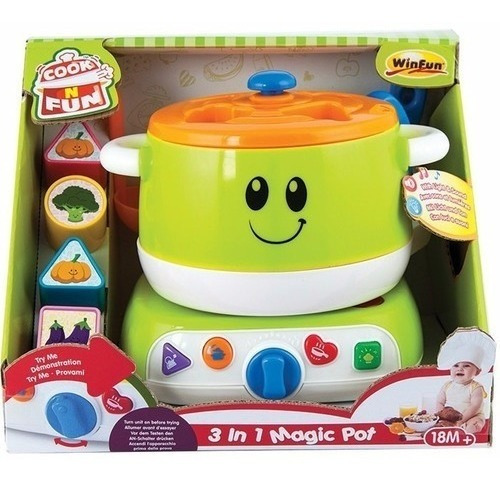 Cacerola Mágica 3 En 1 Winfun Magic Pot Juego Didáctico Bebé