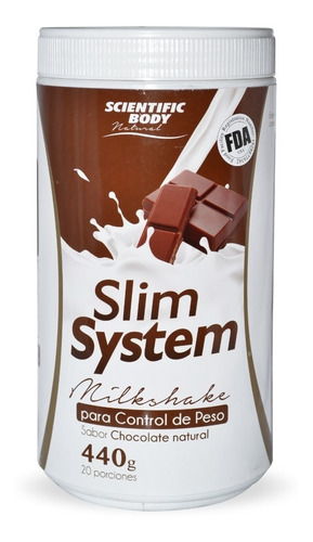 Batido Proteinas Para Adelgazar Slim System Chocolate 440gr