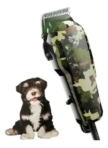 Máquina Corta Pelo Perros Gatos Profesional Mascotas Militar