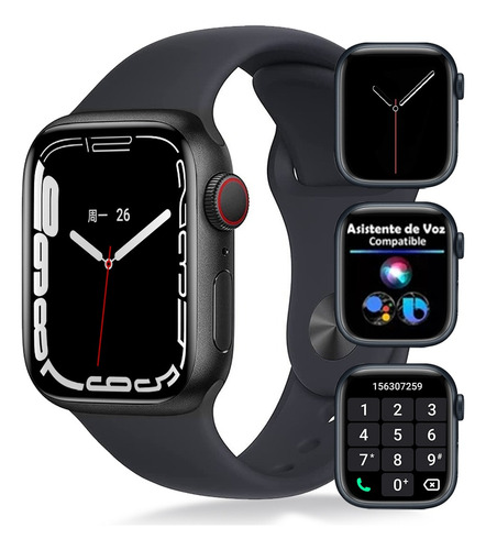 Reloj Inteligente De Silicona Para Hombre Estilo Smartwatch