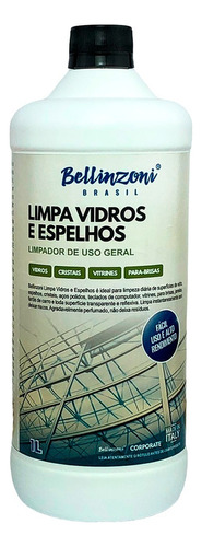 Removedor Limpa Box Vidro De Banheiro Bellinzoni 1 Litro