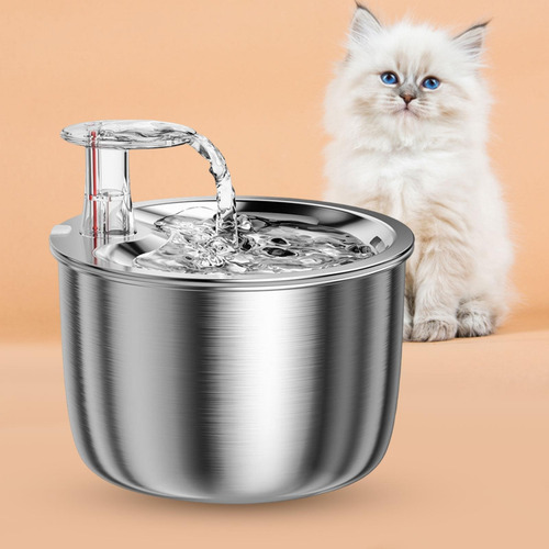 Fuente De Agua Para Gatos Filtración Automática