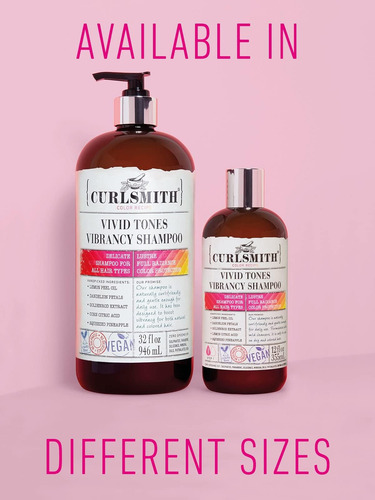 Curlsmith - Shampoo Vibrante De Tons Vívidos - Shampoo Vegan