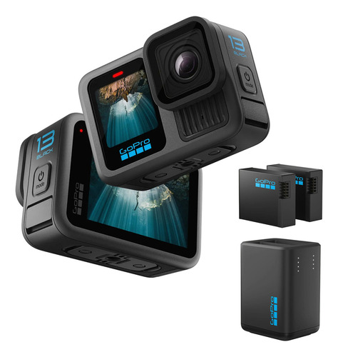 Câmera Gopro Hero 13 + 3 Baterias Enduro + Carregadror Duplo