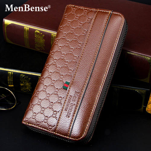 Cartera De Negocios, Bolso De Mano For Hombre, Cremallera,