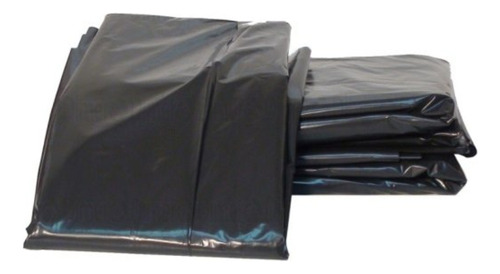 Bolsa Plastica Negra Basura 40kg Cal 14 Extra-fuerte 100uni.