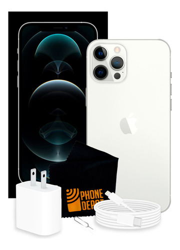 Apple iPhone 12 Pro 128 Gb Plata Liberado Con Caja Original  (Reacondicionado)