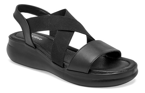 Sandalia Plataforma Mujer Green Love Negro 125-222