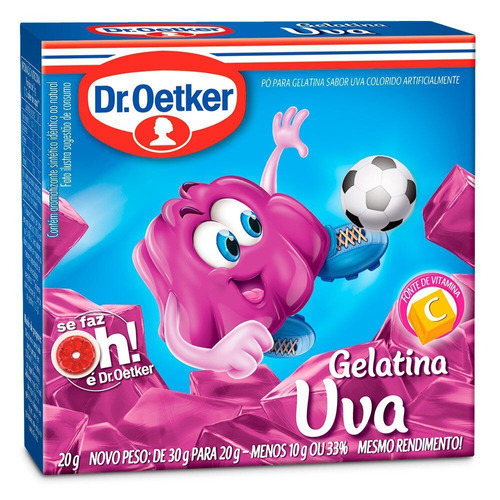 Gelatina De Uva Dr.oetker 20g