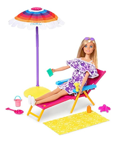 Juego De Barbie Loves The Ocean Con Temática De Playa, Con S