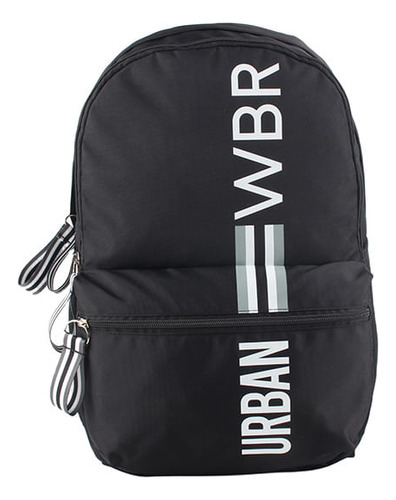 Wbr mochila 17 espalda -urbana- negro Wabro
