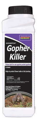Gophertox Gopher Killer, 1 Libra Gránulos De Cebo Venenoso L