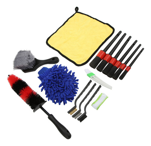 Kit De Herramientas Para Lavado De Autos, Juego De 15 Brocha