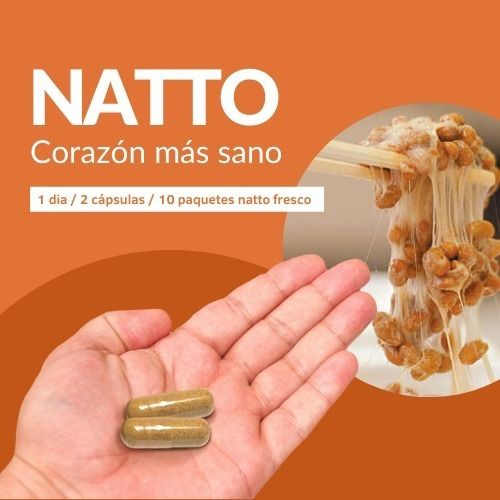 Suplemento FUJIRO JAPAN Suplementos Alimenticios Probióticos NATTO - cápsula