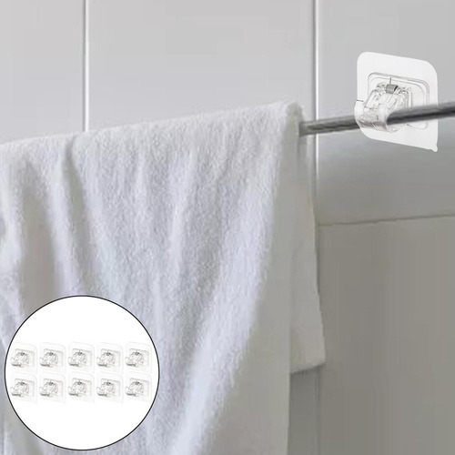 4 Soportes De Barra De Cortina Hardware Puertas Transparente
