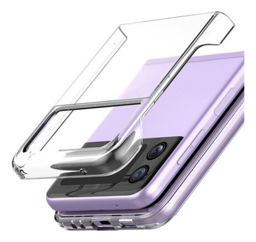 Funda For Zte Nubia Flip 5g Cáscara Dura Transparente A
