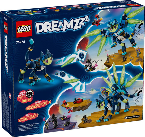 Conjunto Lego Dreamzzz 71476 Zoey e Zian, o gato-coruja, 437 unidades