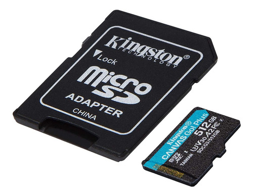 Memoria Micro Sdxc Kingston 512gb Go! Plus 170mb/s A2 U3 V30