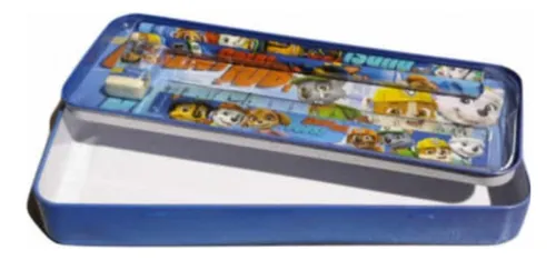 Cartuchera Rectangular En Lata Paw P Colorida Paw Patrol