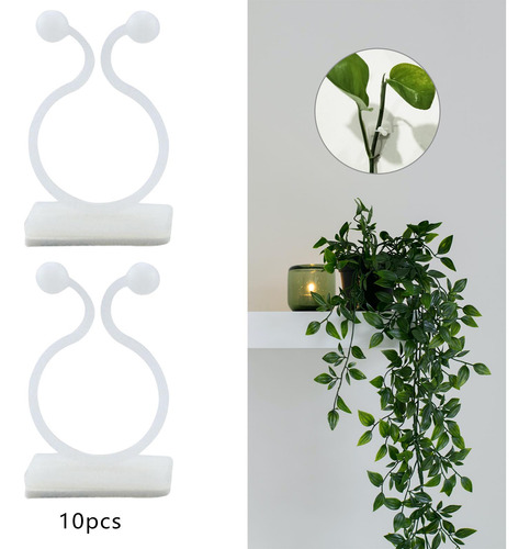 10 Uds. De Abrazadera De Ratán Para Pared, Clips De