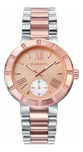 Reloj Viceroy Acero Bicolor Cobre 471014-93