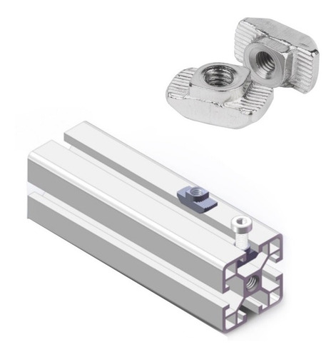 Tuercas Martillo M8 Perfil Aluminio 4040 X10u Perfiles Bosch