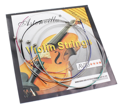 Cuerdas Violín Astovilla 1 Set Y Brea Resina 2 Pz