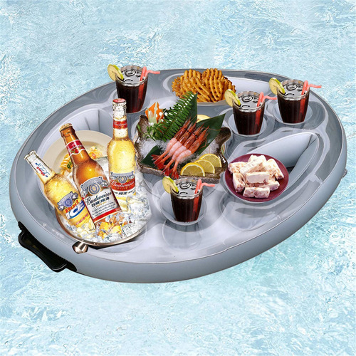 Bandeja Flotante De Agua Para Fiestas De Verano+bomba De Air