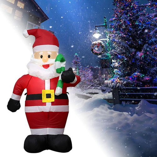 A Inflable Papá Noel Toys Luminoso Decoración Muñeca 120cm