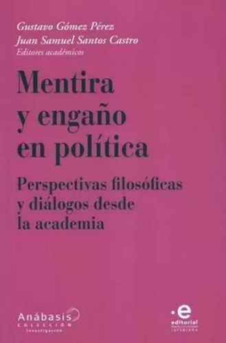 Libro Mentira Y Engaño En La Política