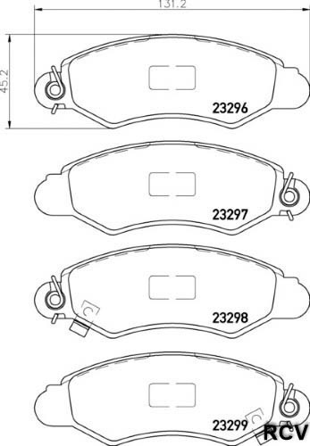 Balatas Disco  Delantera Para Renault Kangoo   2008