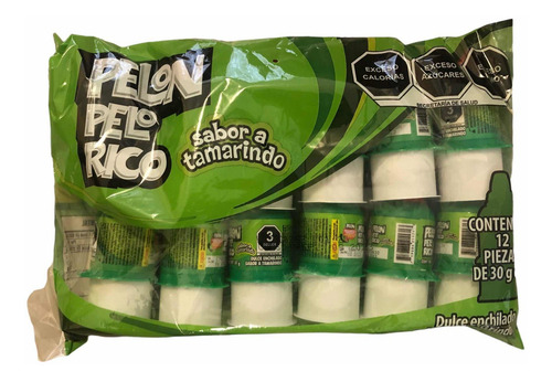 Pelón Pelo Rico Tamarindo Hersheys 12 Pzas 360 G