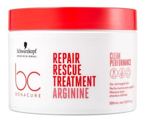 Schwarzkopf Repair Rescue Bc Clean Shampoo 1l+ Máscara 500ml