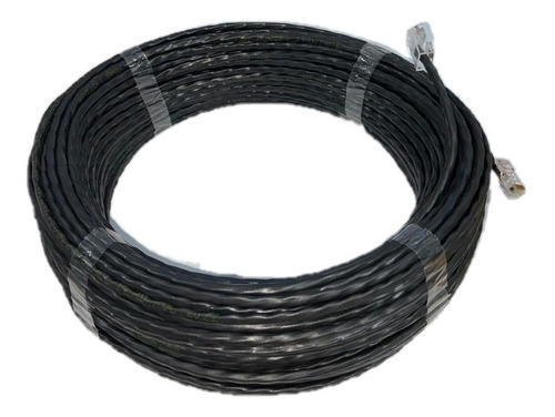 Cabo Rede Internet Preto Cat5e 30 Metros 30m Crimpado Rj45