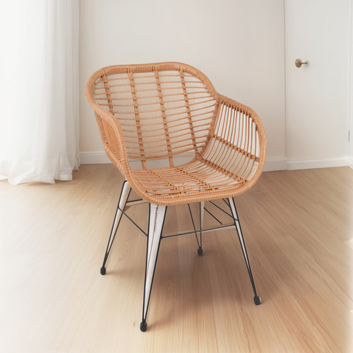 Butaca Con Apoyabrazos Grecia Para Terraza En Rattan Mimbre