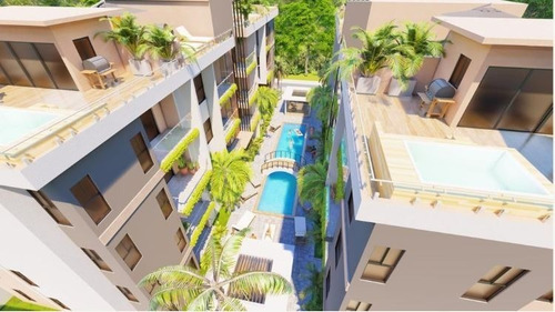 Imagen 10 de 22 de Buy A 7-10 Minutes Walking Penthouse Or Apartment In Cortecito, Punta Cana From $137,000-215,000