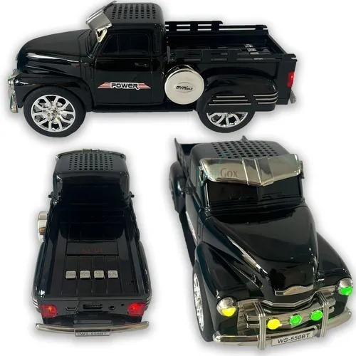 Radio Parlante Fm, Bluetooth, Microsd, Usb Forma Carro 4x4