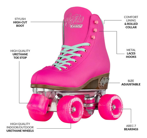 Patines Retro | Tamaños Ajustables O Fijos | Patines Clásico