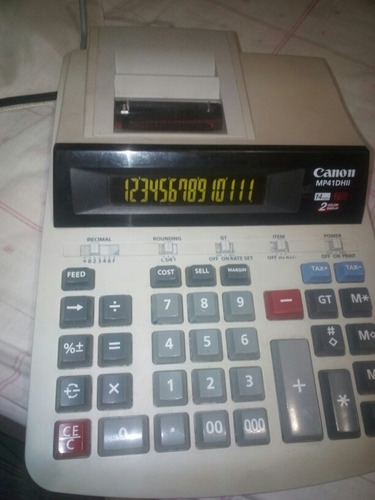 Calculadora Sumadora De Oficina 14 Dígitos Canon Mp41dh