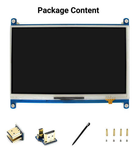 Waveshare De 7 Pulgadas Resistir Touch Screen Lcd Compatible