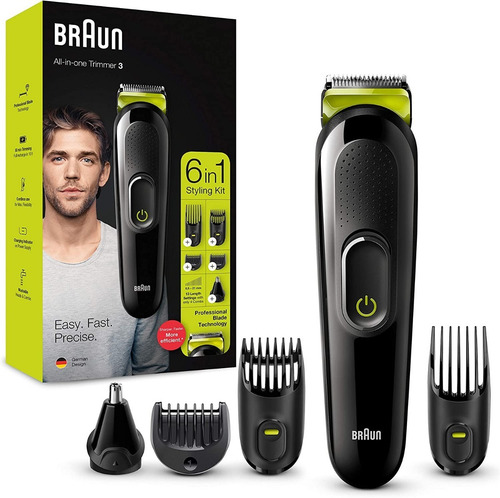 Imagen 1 de 7 de Corta Pelo Y Barba Braun Mgk3221 Multifunción 6 En 1 Alemana