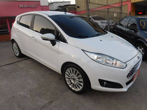 Ford Fiesta Hatch 1.6 16v Titanium Powershift 2015 Branco